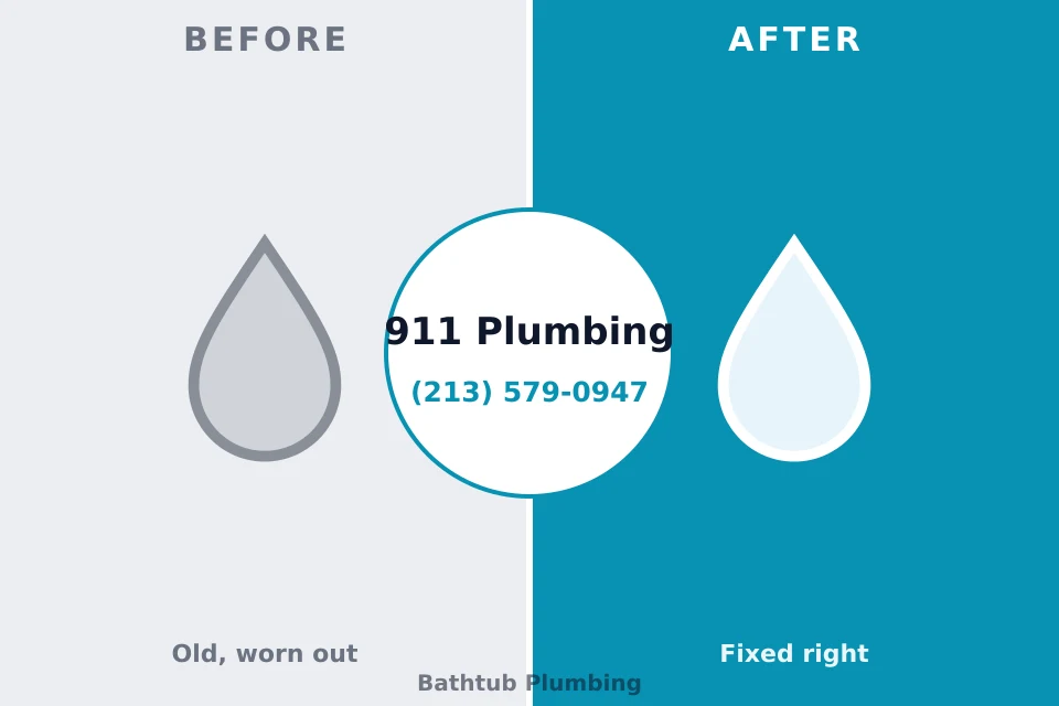 Before and after: plumbing company El Dorado, AR